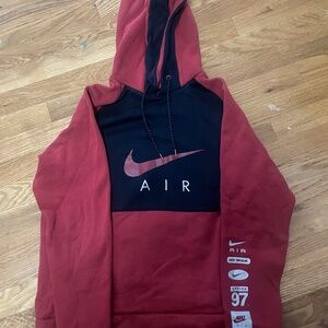 Nike Air Hoodie Air Max 97 Red / Black Men's Size Medium